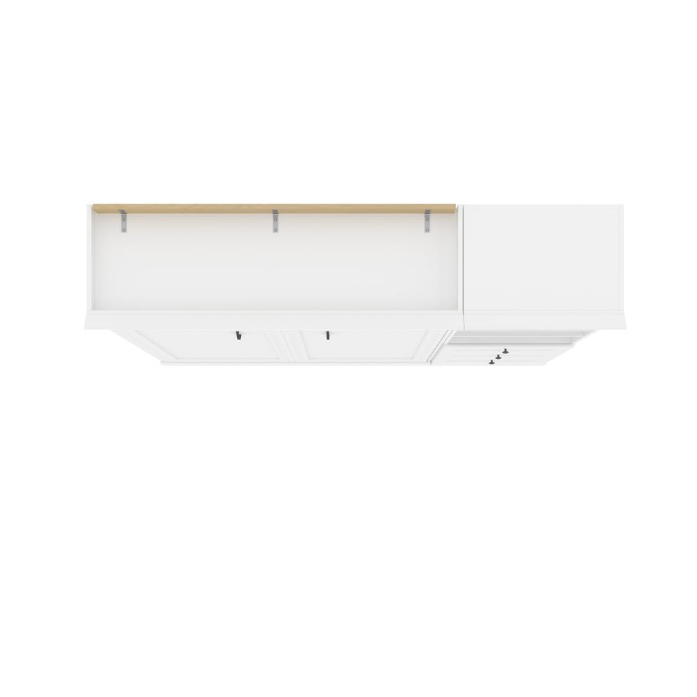 Versatile Full Murphy Bed and Closet Organizer with Drawers (84W). Picture 25