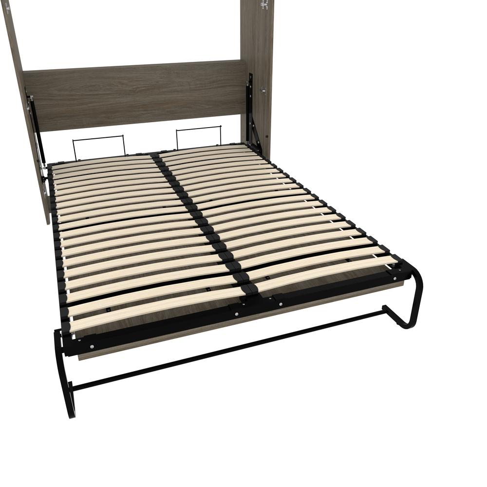 Versatile 66W Full Murphy Bed in Walnut Gray. Picture 18
