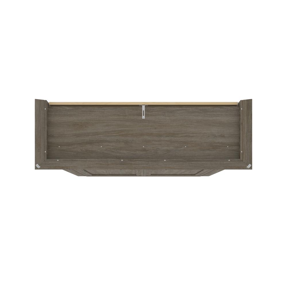 Versatile 66W Full Murphy Bed in Walnut Gray. Picture 23