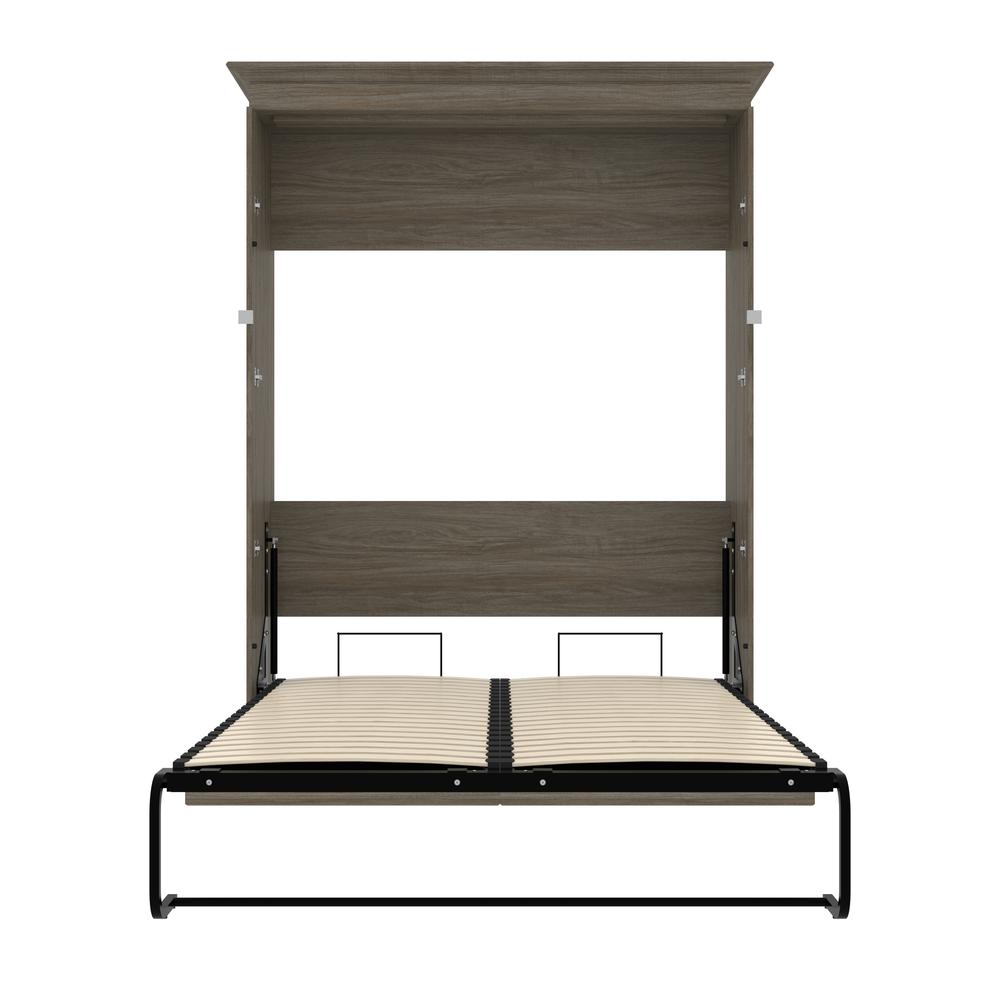 Versatile 66W Full Murphy Bed in Walnut Gray. Picture 4