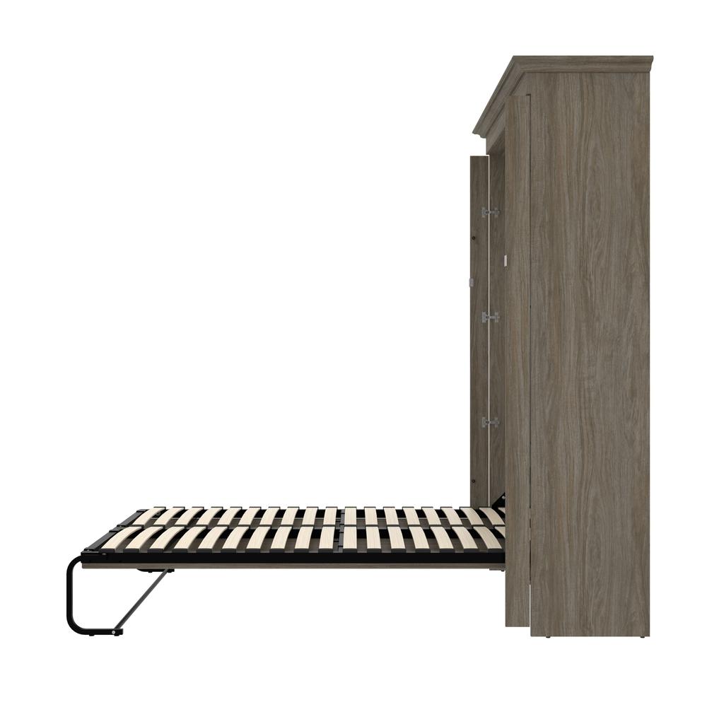 Versatile 66W Full Murphy Bed in Walnut Gray. Picture 7