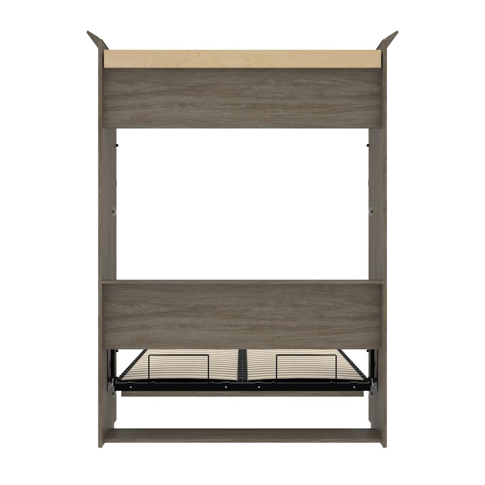 Versatile 66W Full Murphy Bed in Walnut Gray. Picture 3