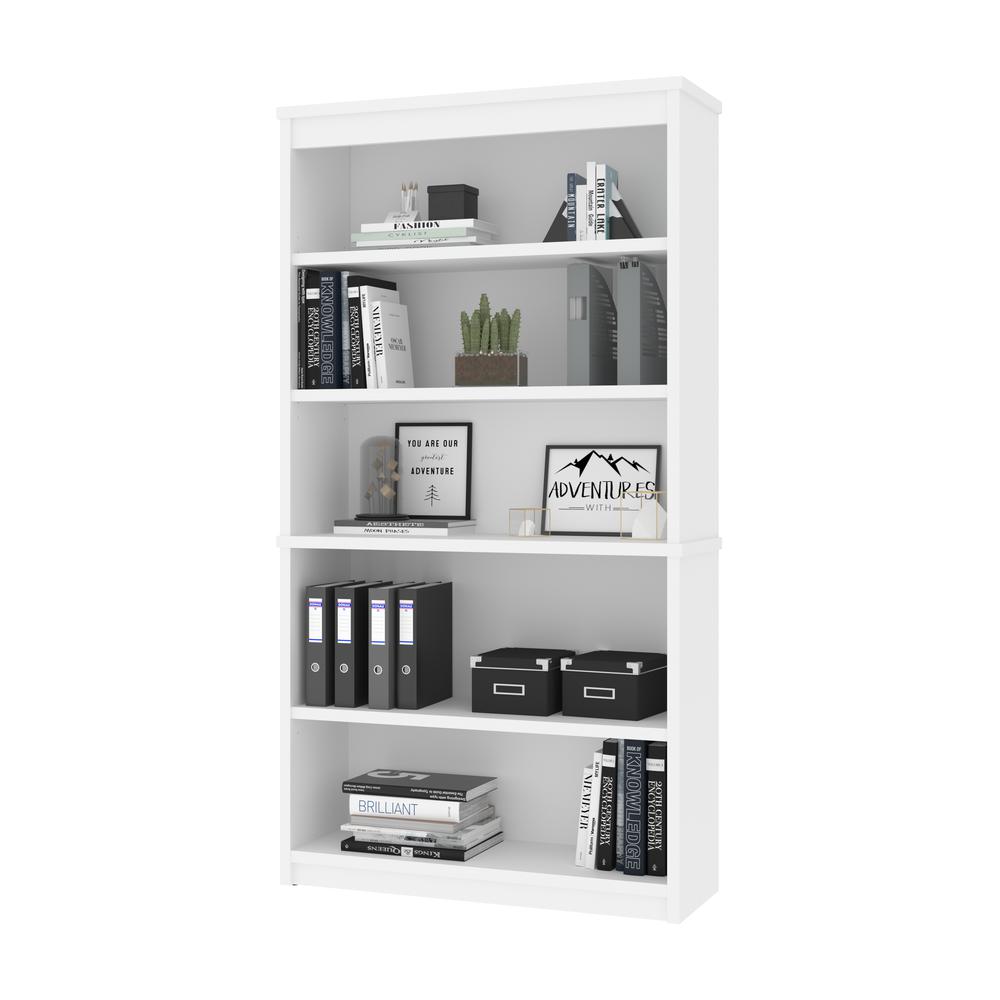 Universel 36W Bookcase in White. Picture 2