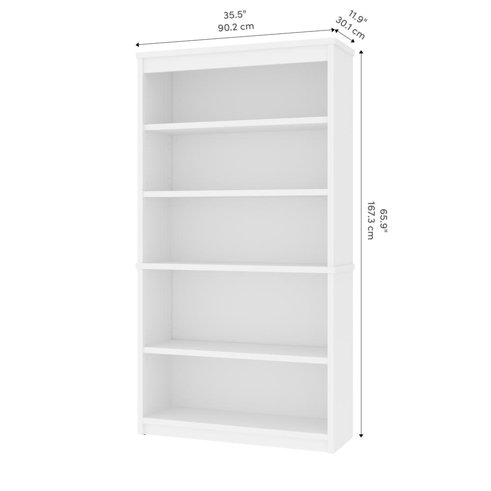 Universel 36W Bookcase in White. Picture 9