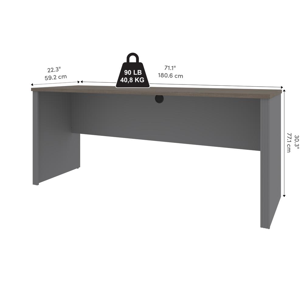72W Narrow Desk Shell. Picture 10