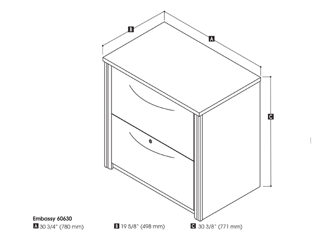 30” Lateral File Cabinet. Picture 2