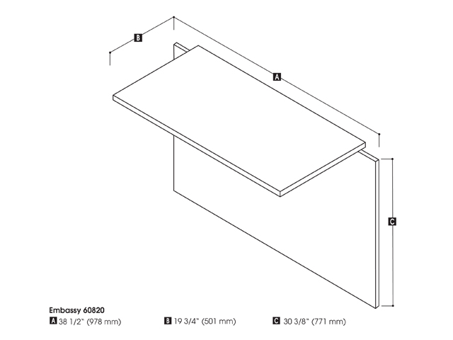 39W Desk Bridge. Picture 2