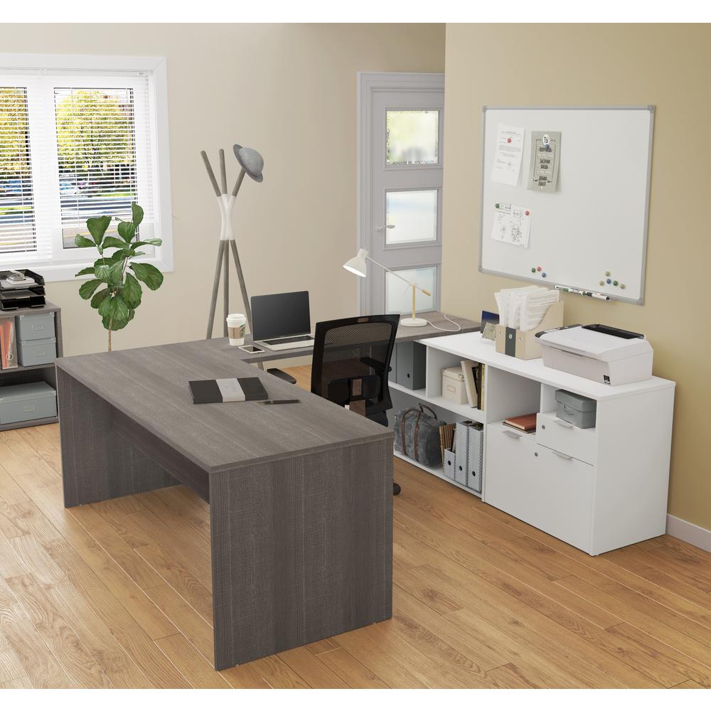 72W U-Shaped Executive Desk. Picture 3