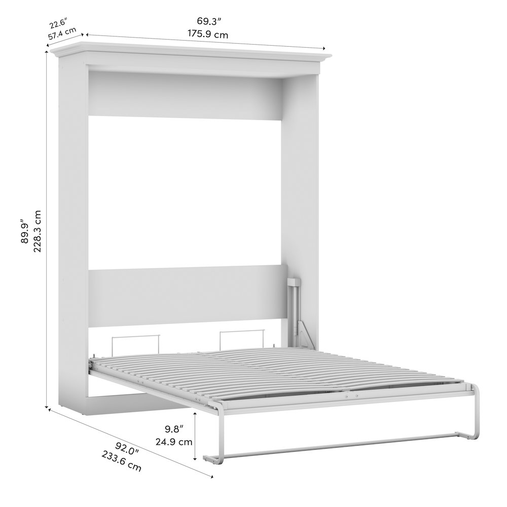 Pur 36" storage unit with 3-drawer set in White. Picture 4