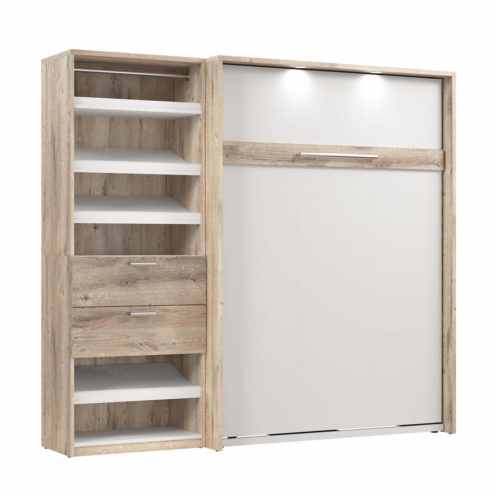 Cielo Full Murphy Bed with Closet Organizer (89W). Picture 1