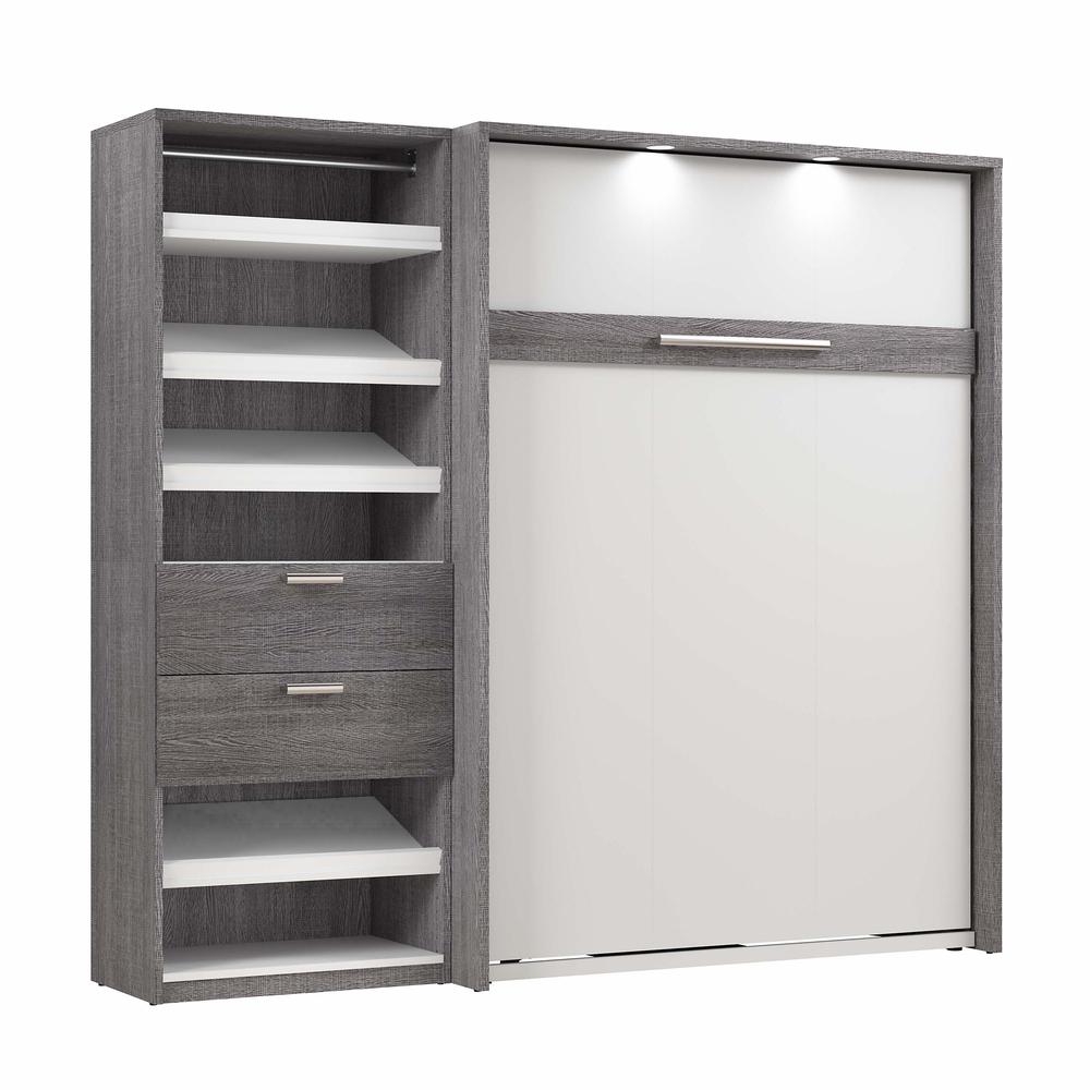Cielo Full Murphy Bed with Closet Organizer (89W). Picture 1