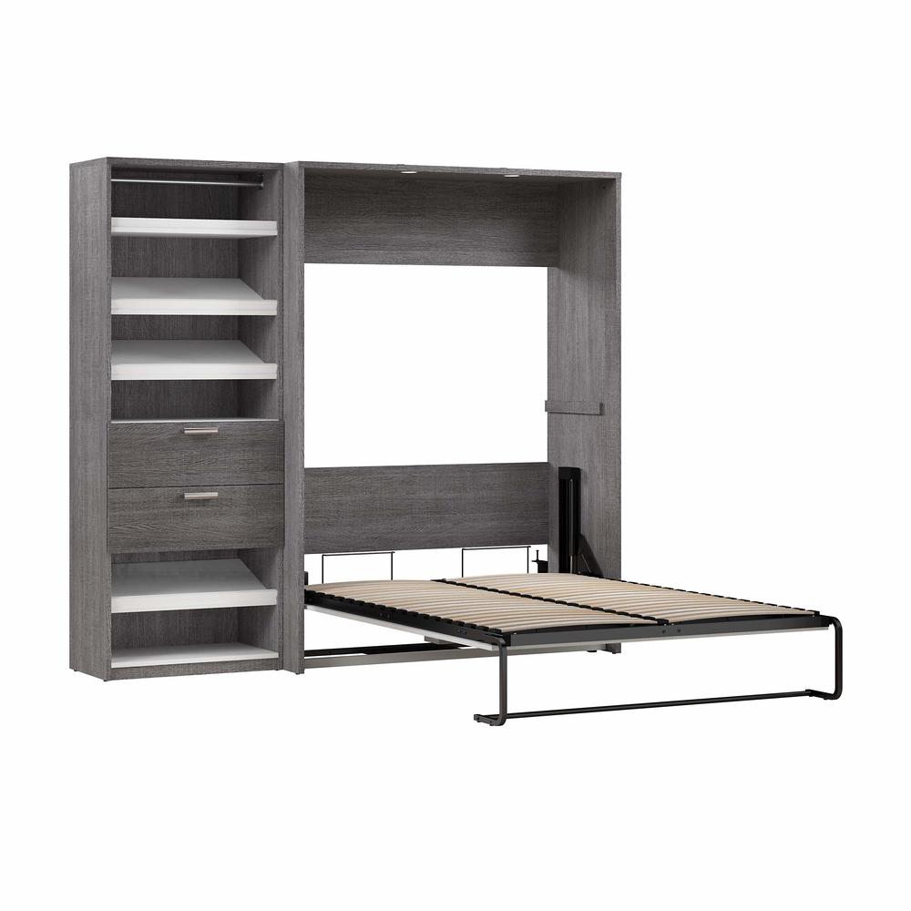 Cielo Full Murphy Bed with Closet Organizer (89W). Picture 4