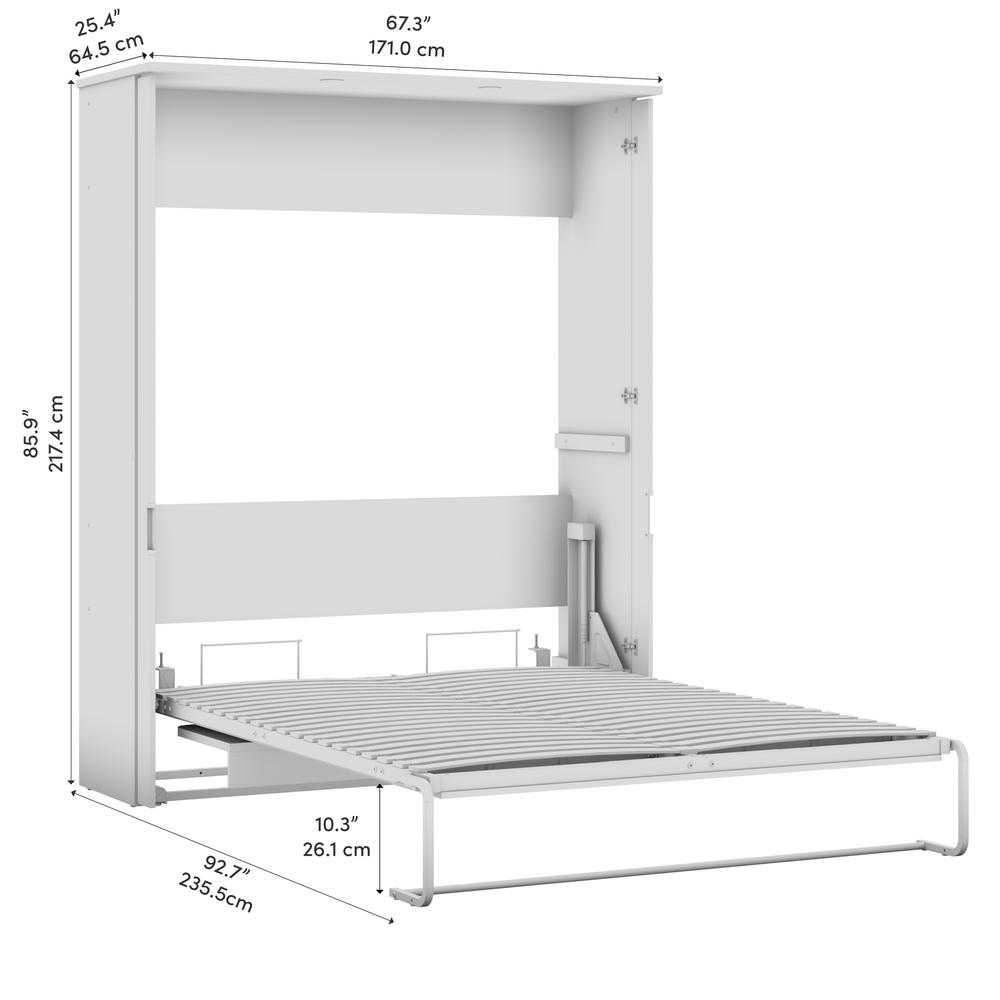 Lumina 68W Queen Murphy Bed with Desk. Picture 8