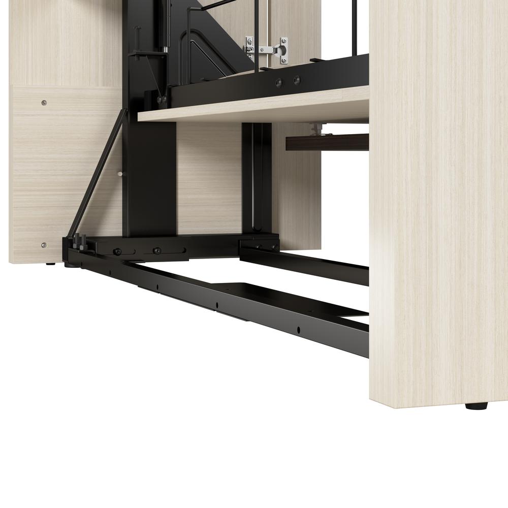 Lumina Queen Murphy Bed with Storage Cabinet (91W). Picture 4