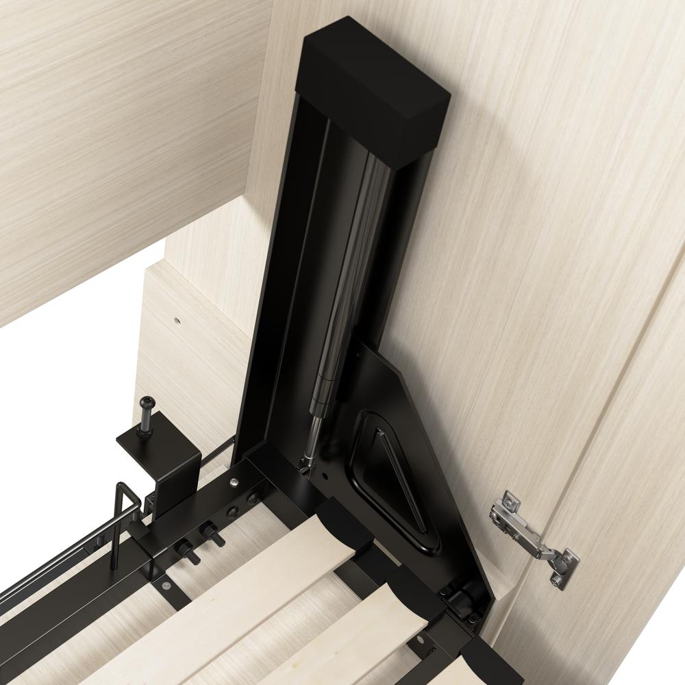 Lumina Queen Murphy Bed with Storage Cabinet (91W). Picture 5