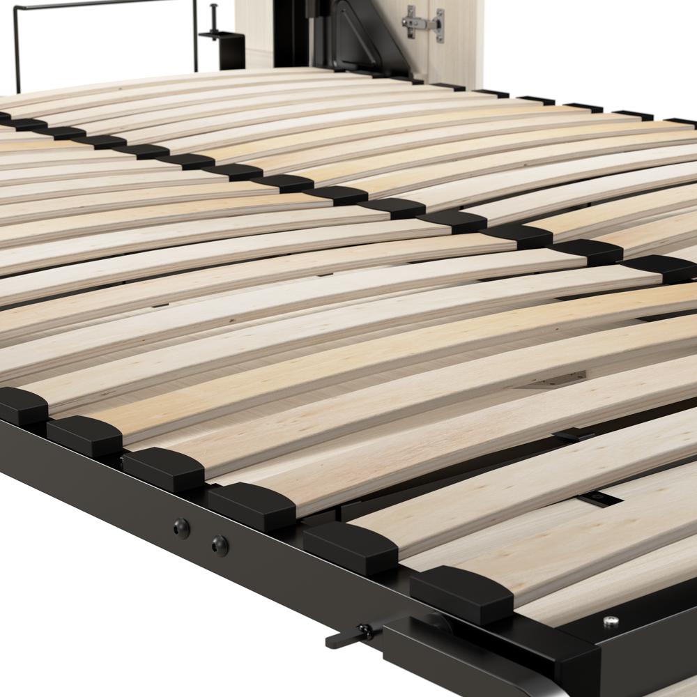 Lumina Queen Murphy Bed with Storage Cabinet (91W). Picture 6