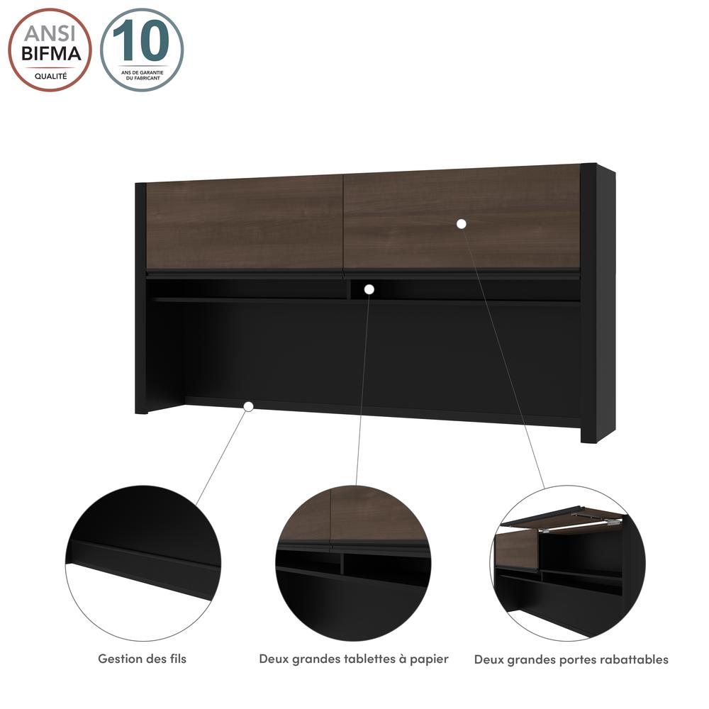 71W Hutch for Narrow Desk Shell. Picture 2