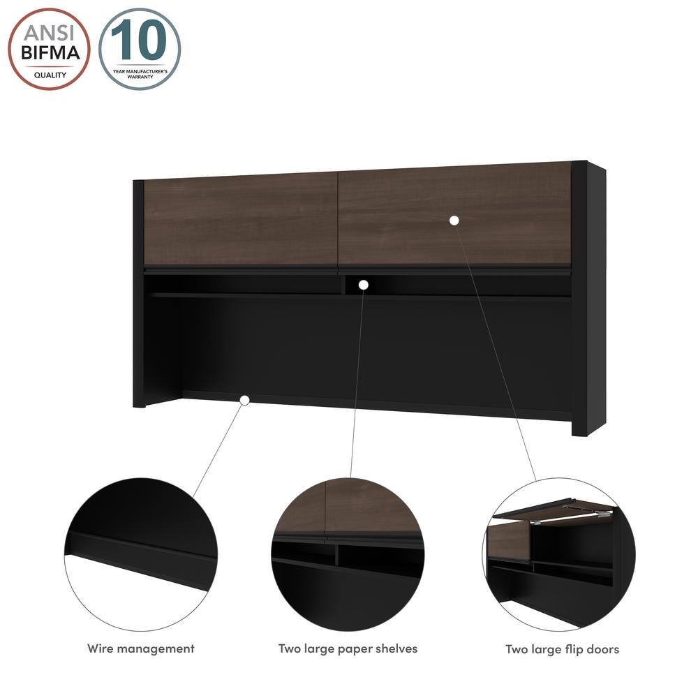 71W Hutch for Narrow Desk Shell. Picture 3