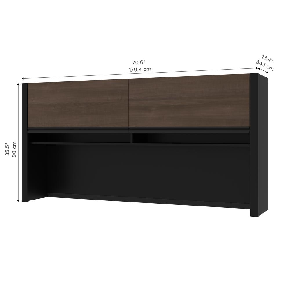 71W Hutch for Narrow Desk Shell. Picture 4