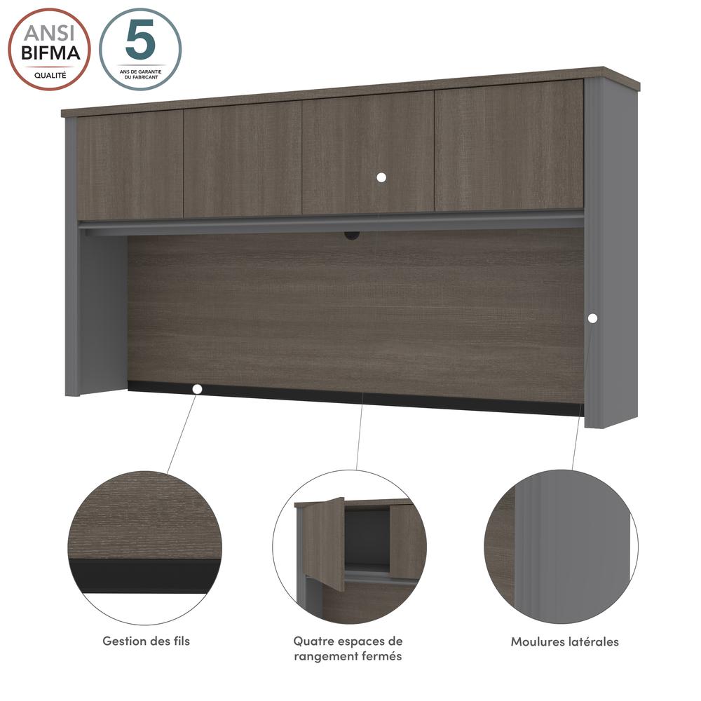 72W Hutch for Desk Shell. Picture 7