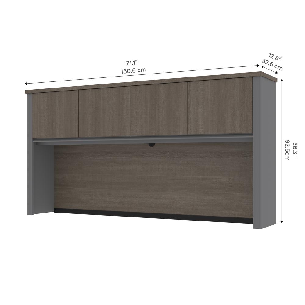 72W Hutch for Desk Shell. Picture 8