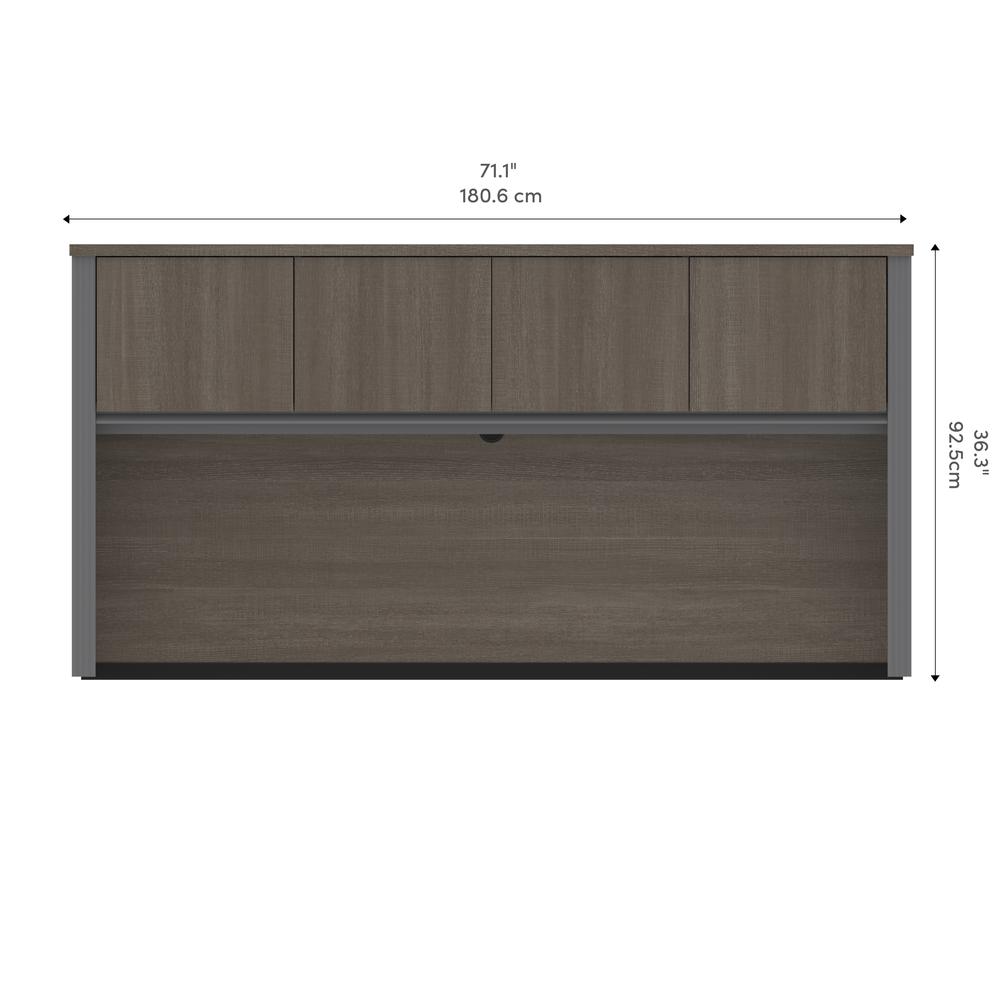 72W Hutch for Desk Shell. Picture 9