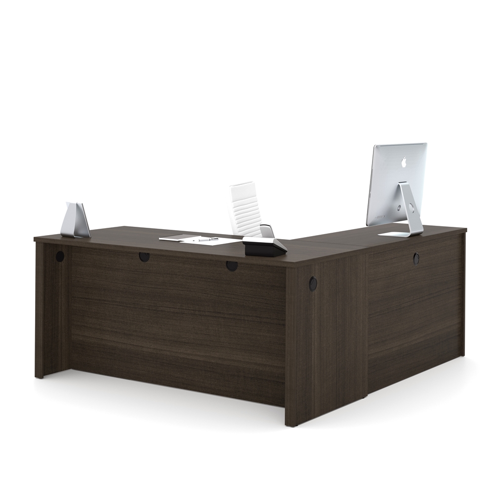 L-Shaped Desk with Pedestal. Picture 2