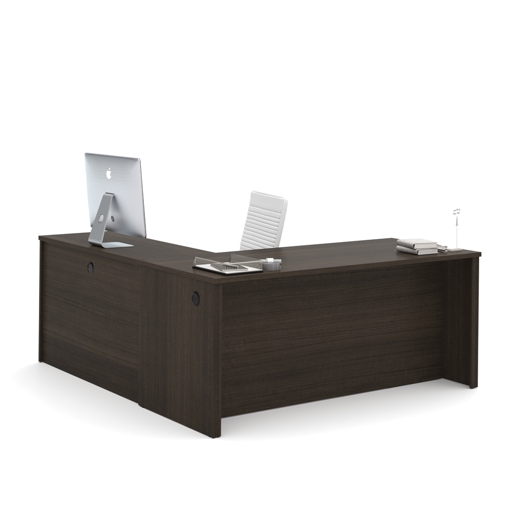 L-Shaped Desk with Pedestal. Picture 3