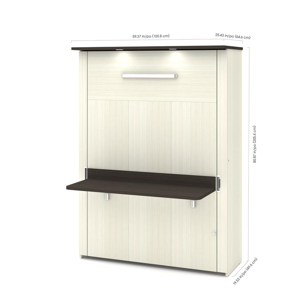 Lumina 61W Full Murphy Bed with Desk. Picture 3