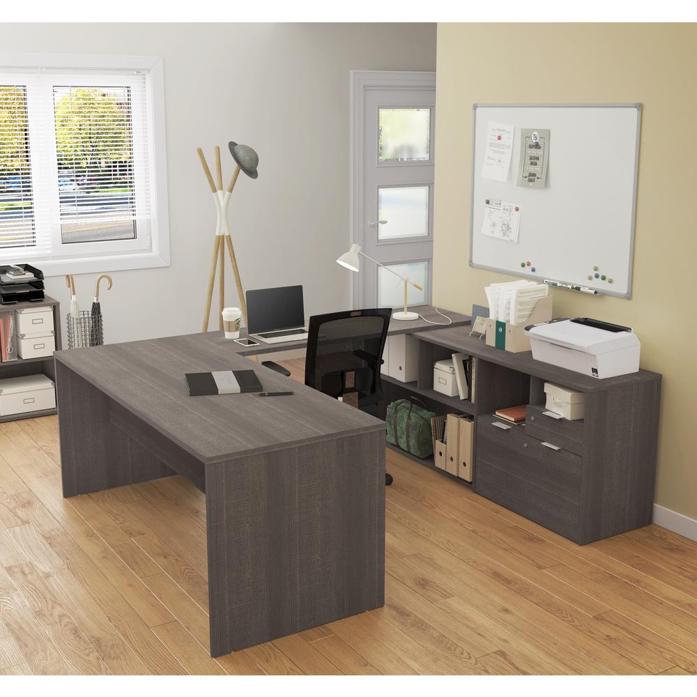 72W U-Shaped Executive Desk. Picture 3