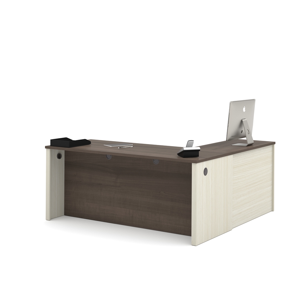 L-Shaped Desk with Pedestal. Picture 4