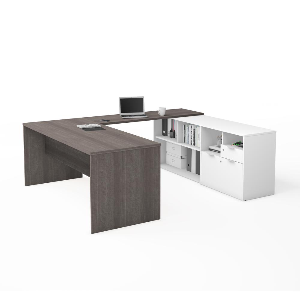 72W U-Shaped Executive Desk. Picture 1