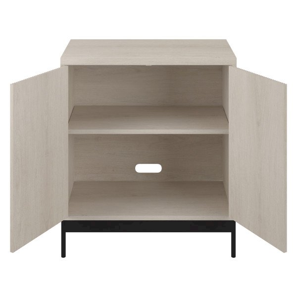 Whitman 28" Wide Rectangular Accent Cabinet in Alder White. Picture 2