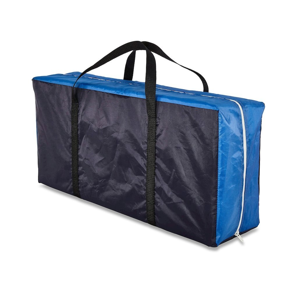 Multi-Use Waterproof Folding Portable Crib Mattress/Play Mat with Travel Carry Case, 1.5". Picture 2