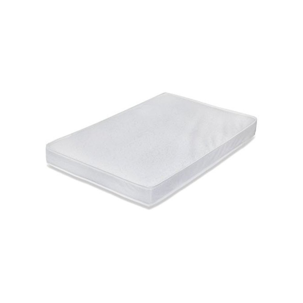 3" Waterproof Mini/Portable Crib Mattress Pad with Easy to Clean Cover, For LA Baby Non-Full Size Cribs Only. Picture 1