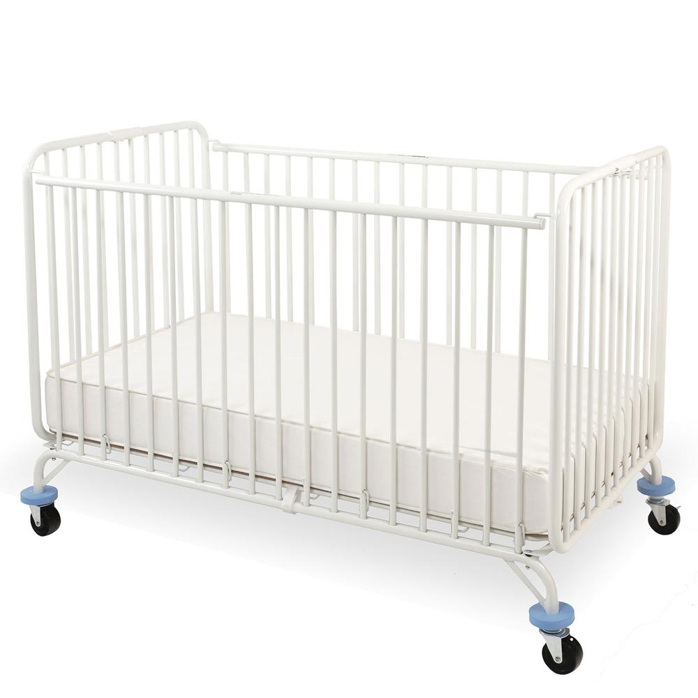 Full Size Metal Holiday Folding Crib. Picture 1