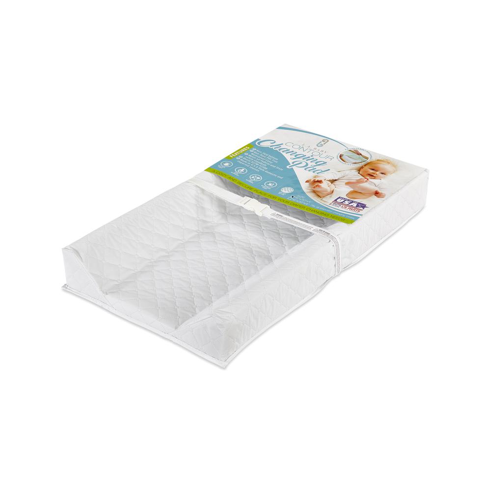 30” Contour Changing Pad-White, White. Picture 2