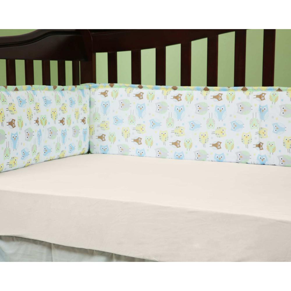 Fitted Sheet for Standard/Full Size Crib & Toddler Mattress. Picture 5
