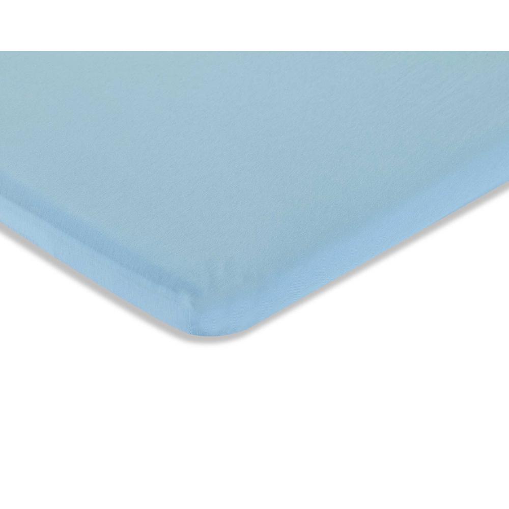 100% Cotton Jersy, Fitted Sheet for Playard/Mini/Portable Crib Mattress. Picture 2