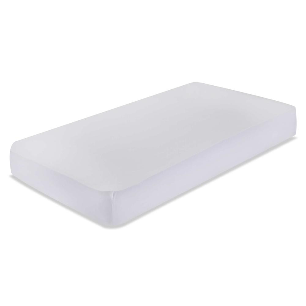 100% Cotton Jersy Fitted Sheet for Standard/Full Size Crib Mattress. Picture 1