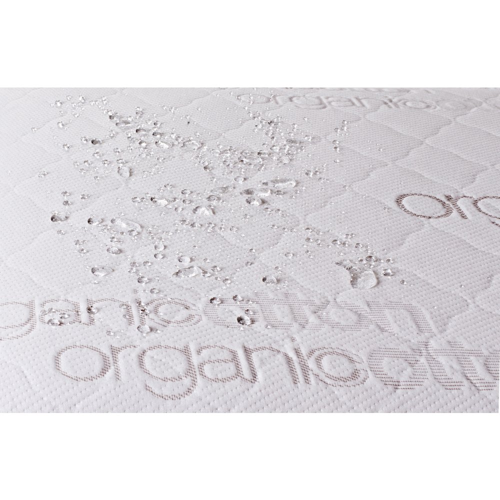 2" Mini/Portable Crib Mattress Pad with 100% Organic Cotton Top Layer on Waterproof Cover, For LA Baby Non-Full Size Cribs Only. Picture 2