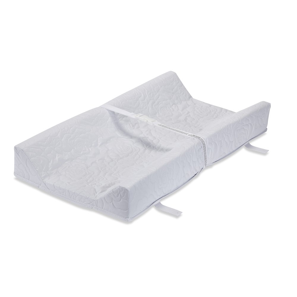 Contoured Waterproof Diaper Changing Pad 32" with Easy to Clean Cover. Picture 1