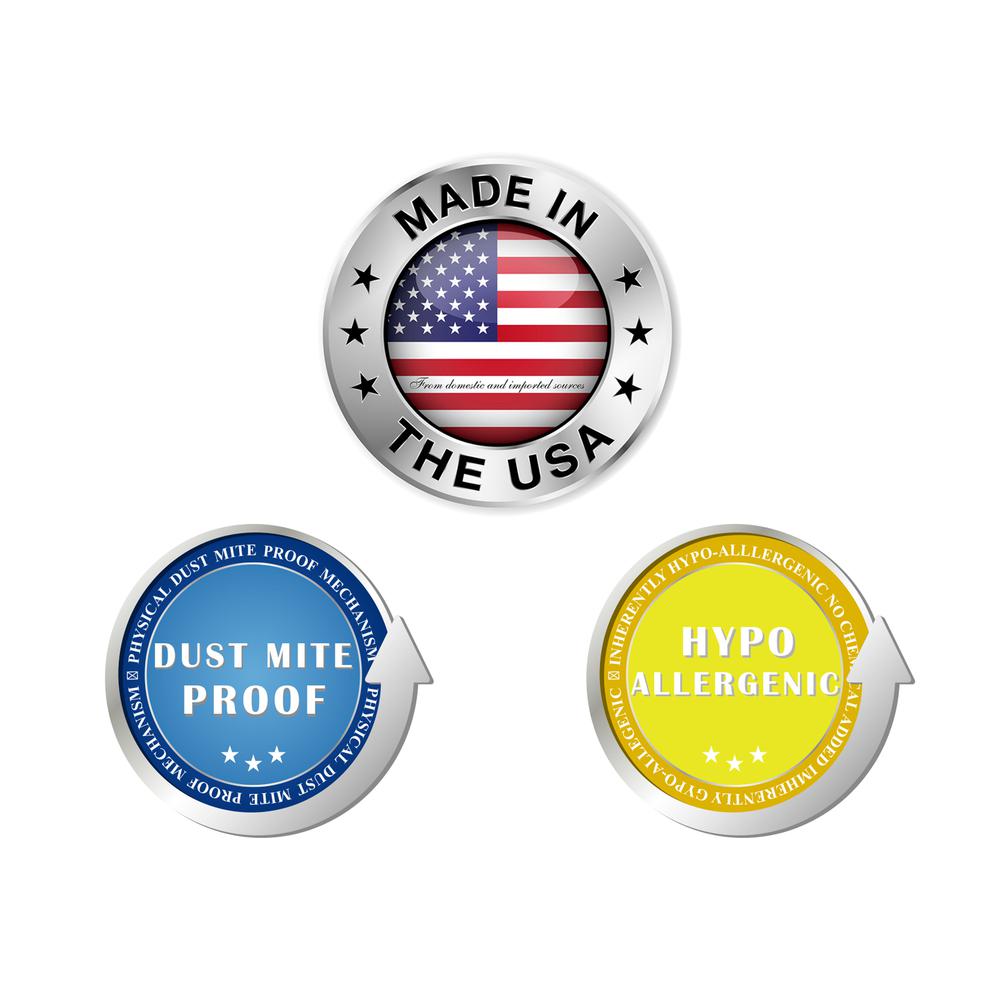 2" Waterproof Mini/Portable Crib Mattress Pad with Easy to Clean Cover For LA Baby Non-Full Size Cribs Only. Picture 2