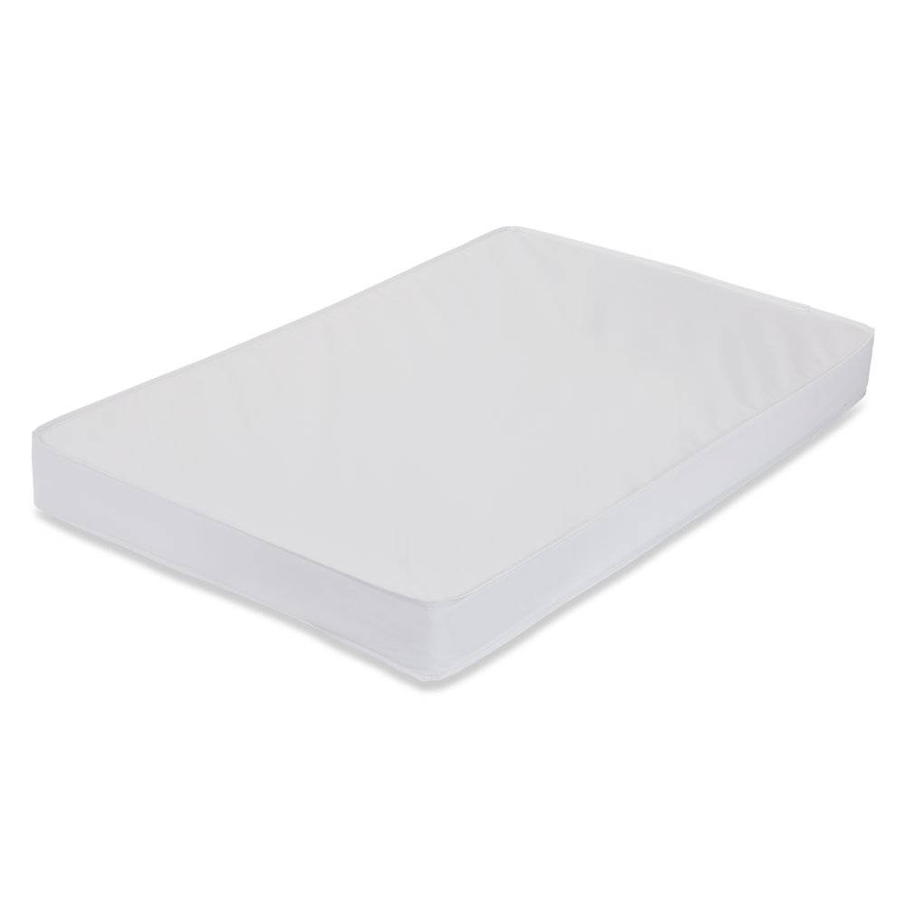 3" Waterproof Mini/Portable Crib Mattress Pad with Easy to Clean Cover For LA Baby Non-Full Size Cribs Only. Picture 1