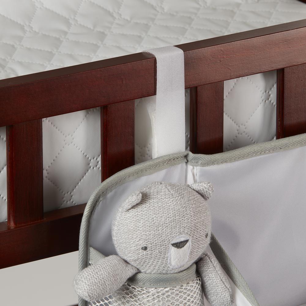 Diaper Caddy and Nursery Organizer for Baby's Essentials - White. Picture 5