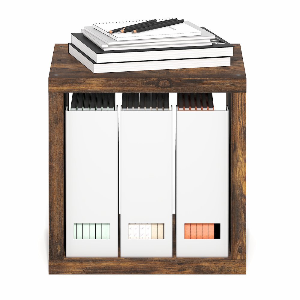 CUBICLE Book Shelf, Stackable Bookshelf, Cube Storage Organizer Bookcase. Picture 4