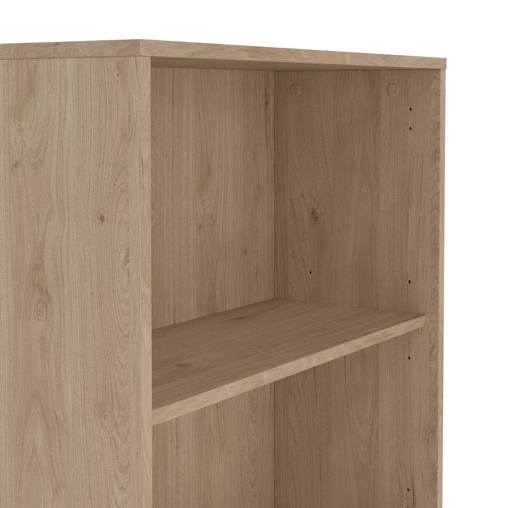 Brown 6-Shelf Bookcase with Adjustable Storage Shelves for Office Use. Picture 5