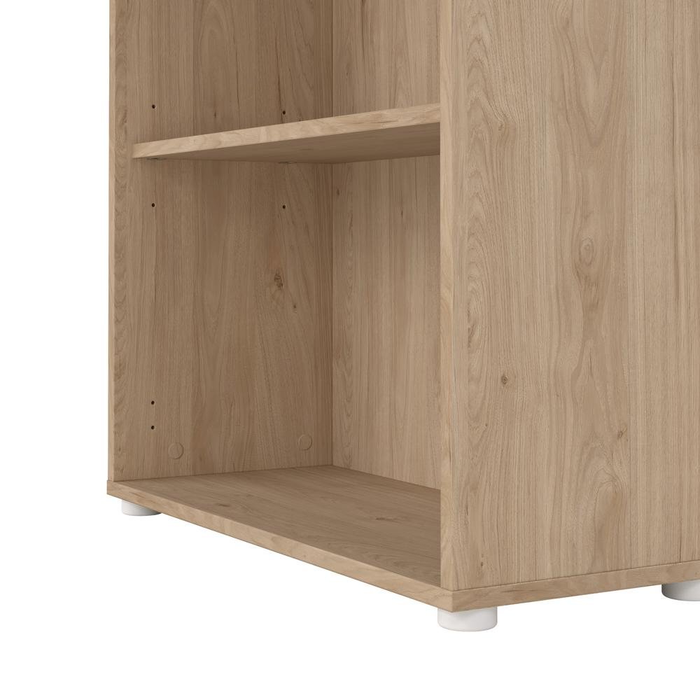 Brown 6-Shelf Bookcase with Adjustable Storage Shelves for Office Use. Picture 6