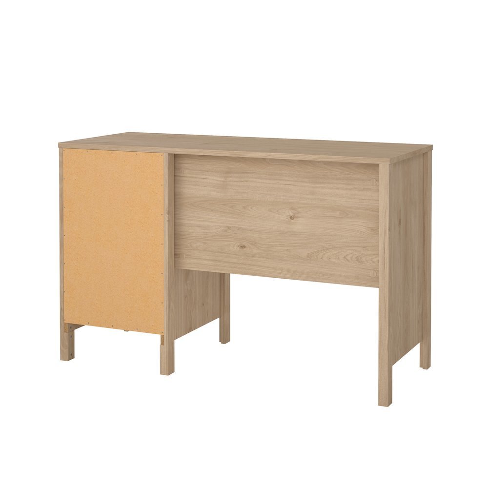 Brown 3-Drawer Home Office Desk for Computer Work or Study Table. Picture 7