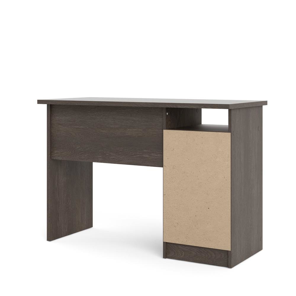 Brown 4-Drawer Computer Desk with Storage for Home Office or Workspace. Picture 6